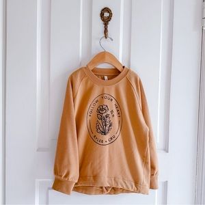 Rylee + Cru Follow your heart print sweatshirt